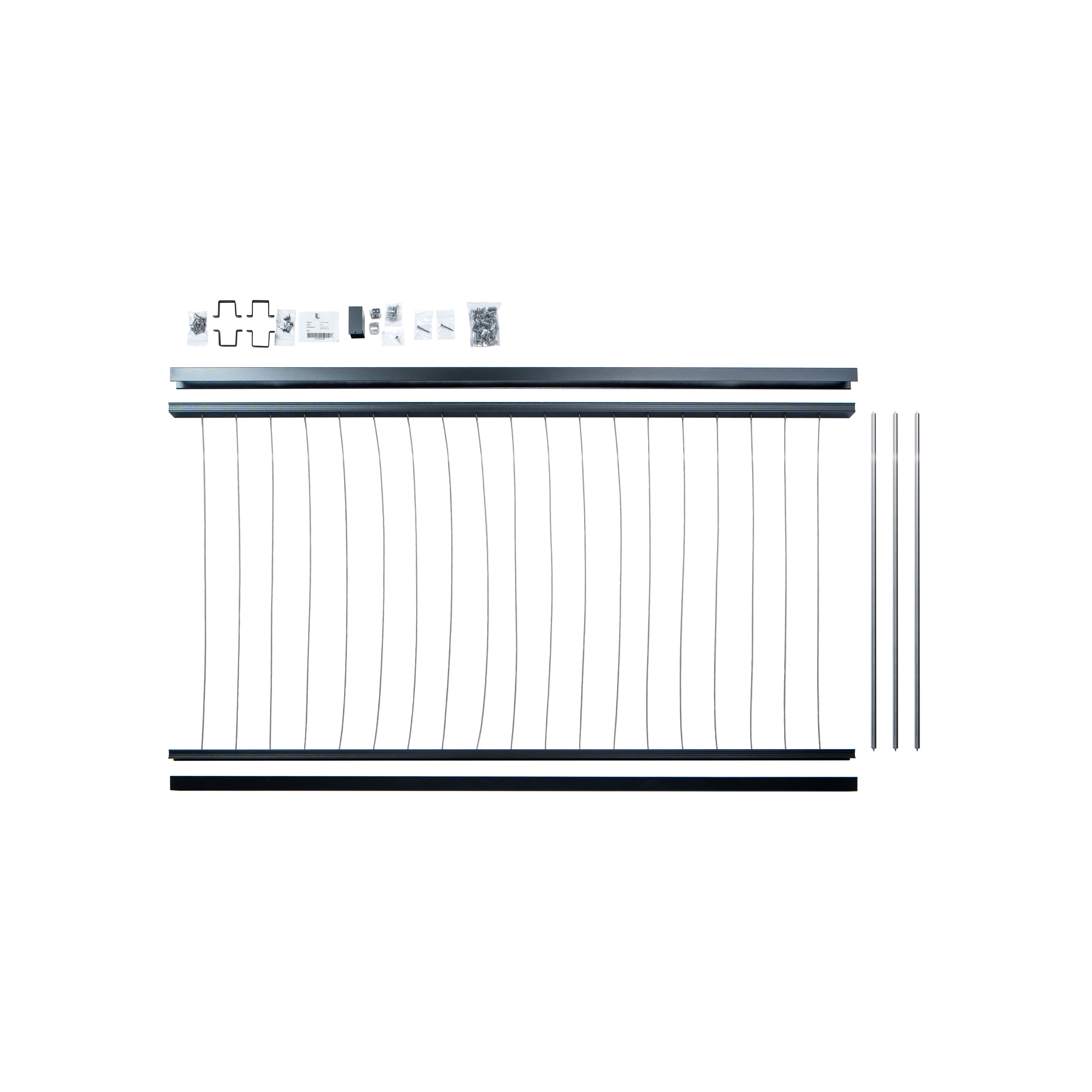 Williams 6-foot Vertical Cable Drink Rail Kit